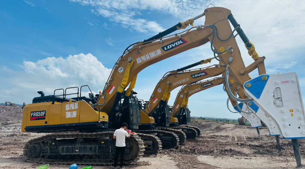 Dịch vụ san lấp mặt bằng tại Mỏ Lục Yên, Yên Bái