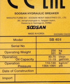 Bua Pha Da Soosan SB40 11