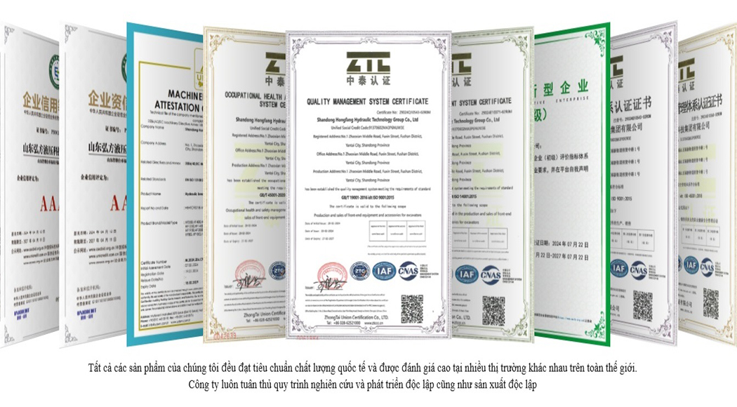 Chứng chỉ Búa phá đá BTS - BTL