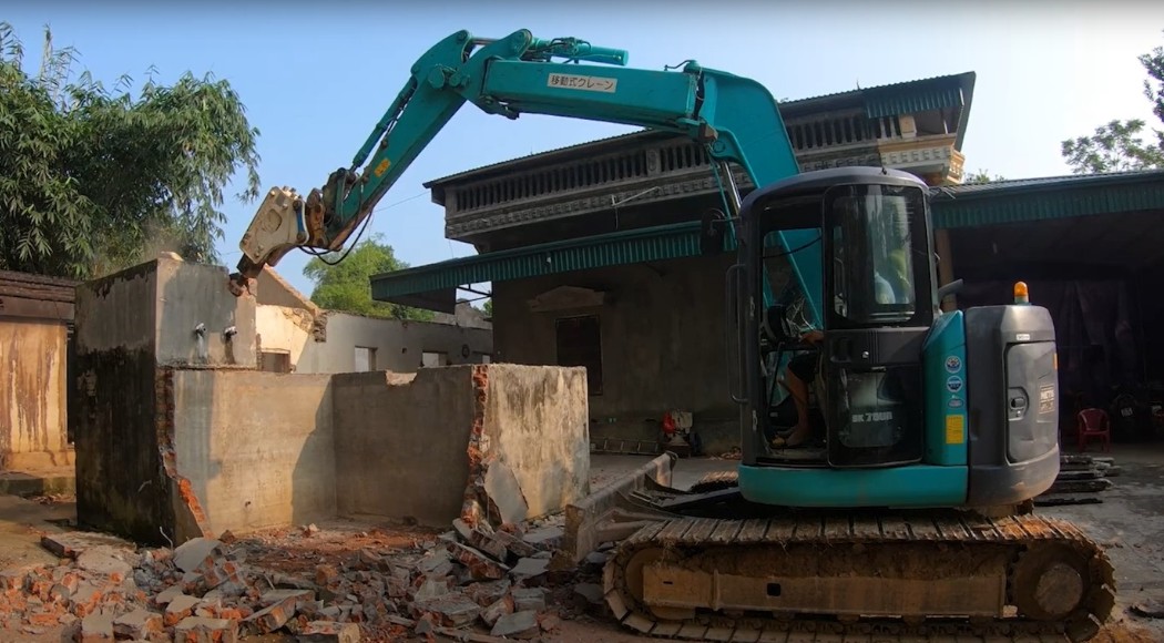 Chân Voi 15 Đinh chân voi búa phá đá lắp SK70