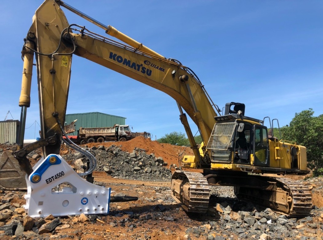 Búa Phá Đá Máy Xúc 450 1 Búa phá đá máy xúc 450