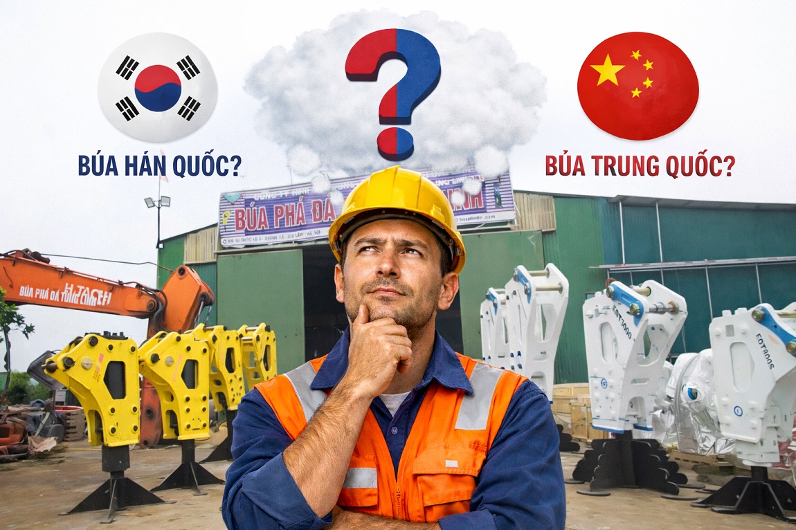 Nên chọn búa phá đá Trung Quốc hay Hàn Quốc