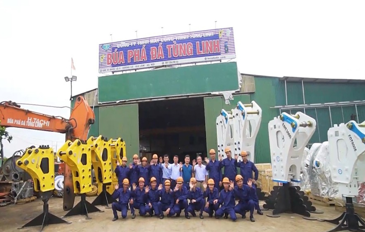 Búa phá đá Tùng Linh chuyên cung cấp Búa phá đá EDT
