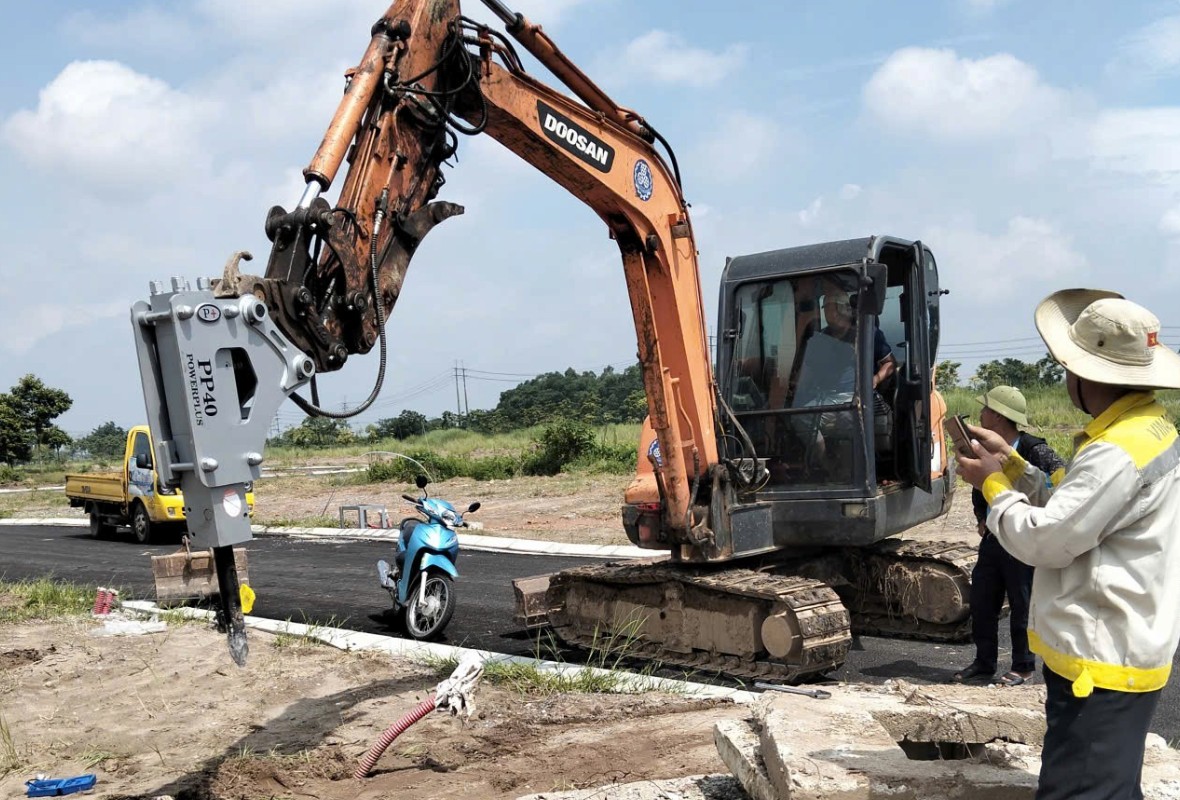 Búa Phá Đá PP40 Hàn Quốc 3 Ứng dụng Búa phá đá PP40
